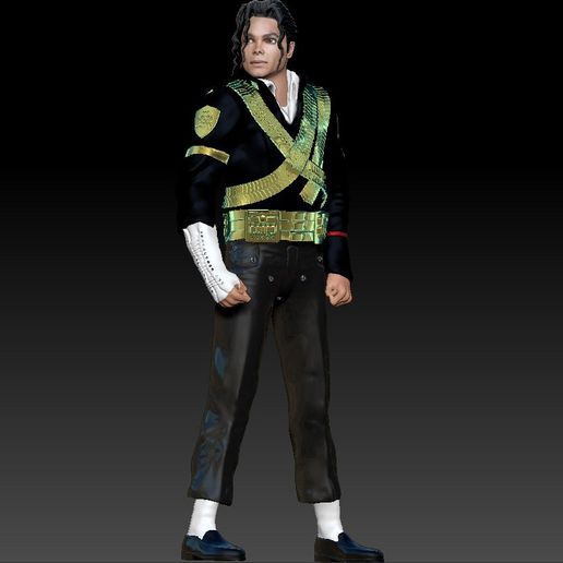 🤴 Michael Jackson King of Pop figure・ STL File for 3D